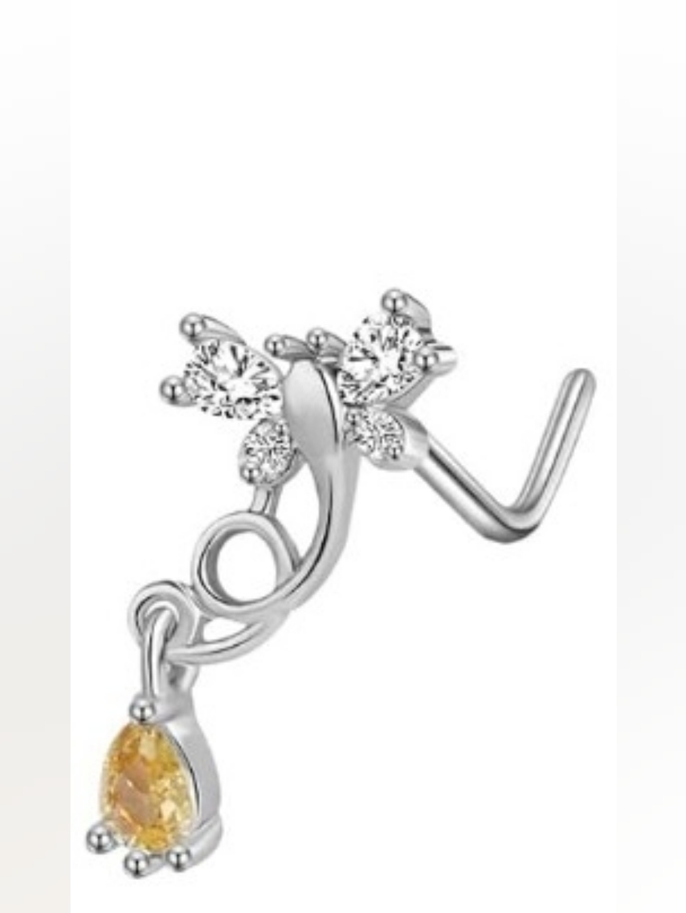 L shaped nose ring - Picture 8 of 10